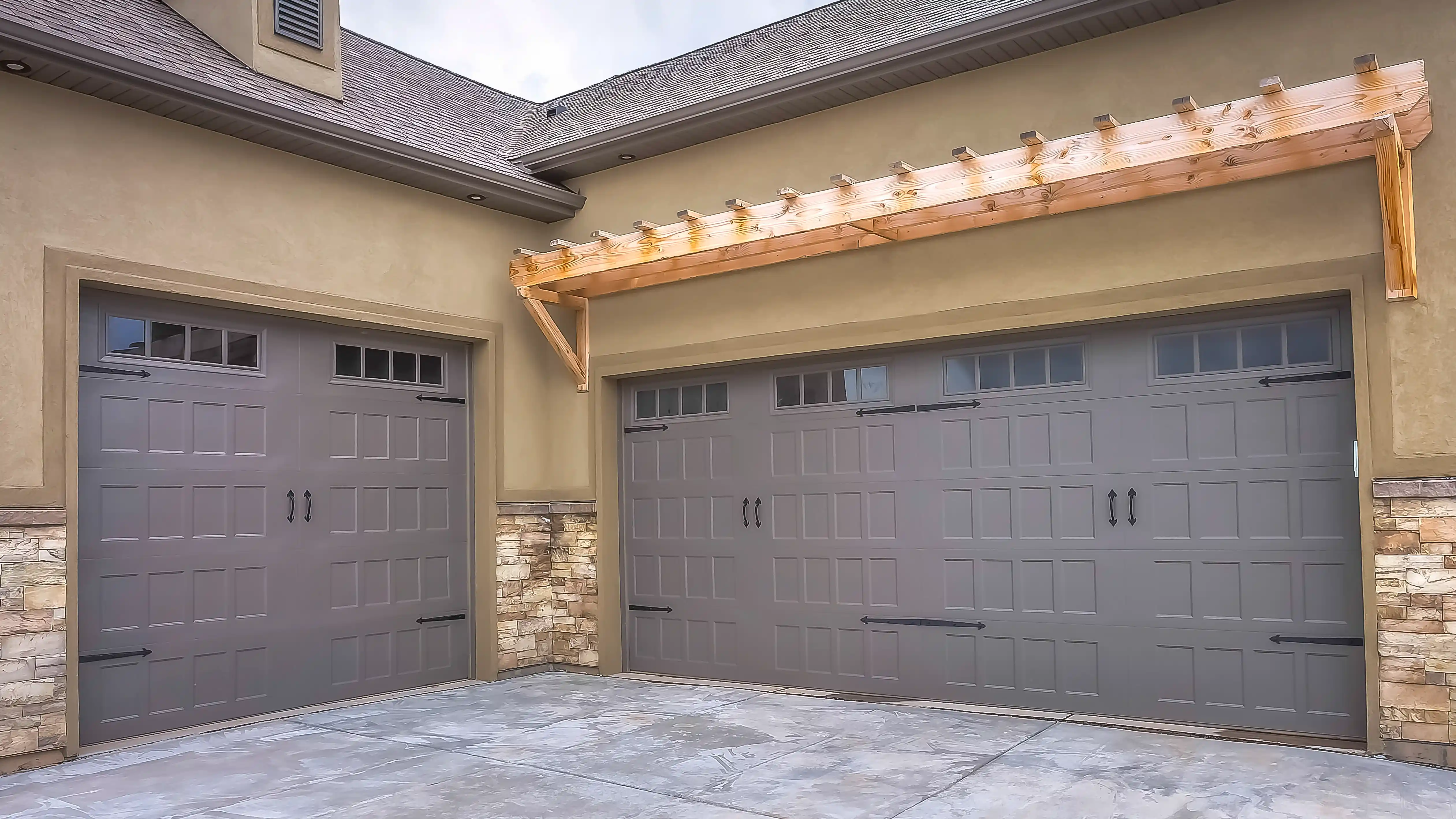 Garage door installation on a home in Millcreek