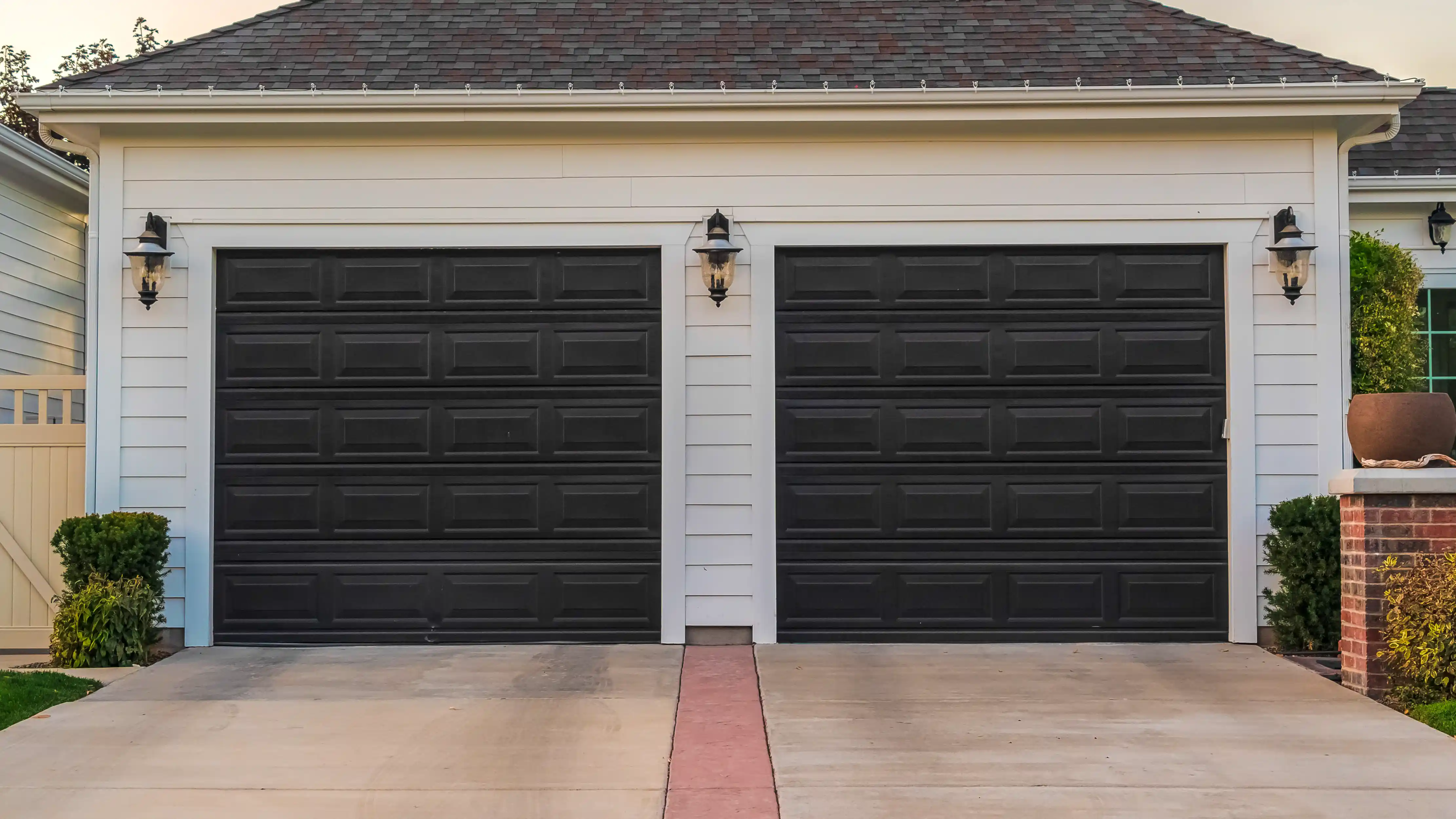 Garage door installation on a home in Sandy