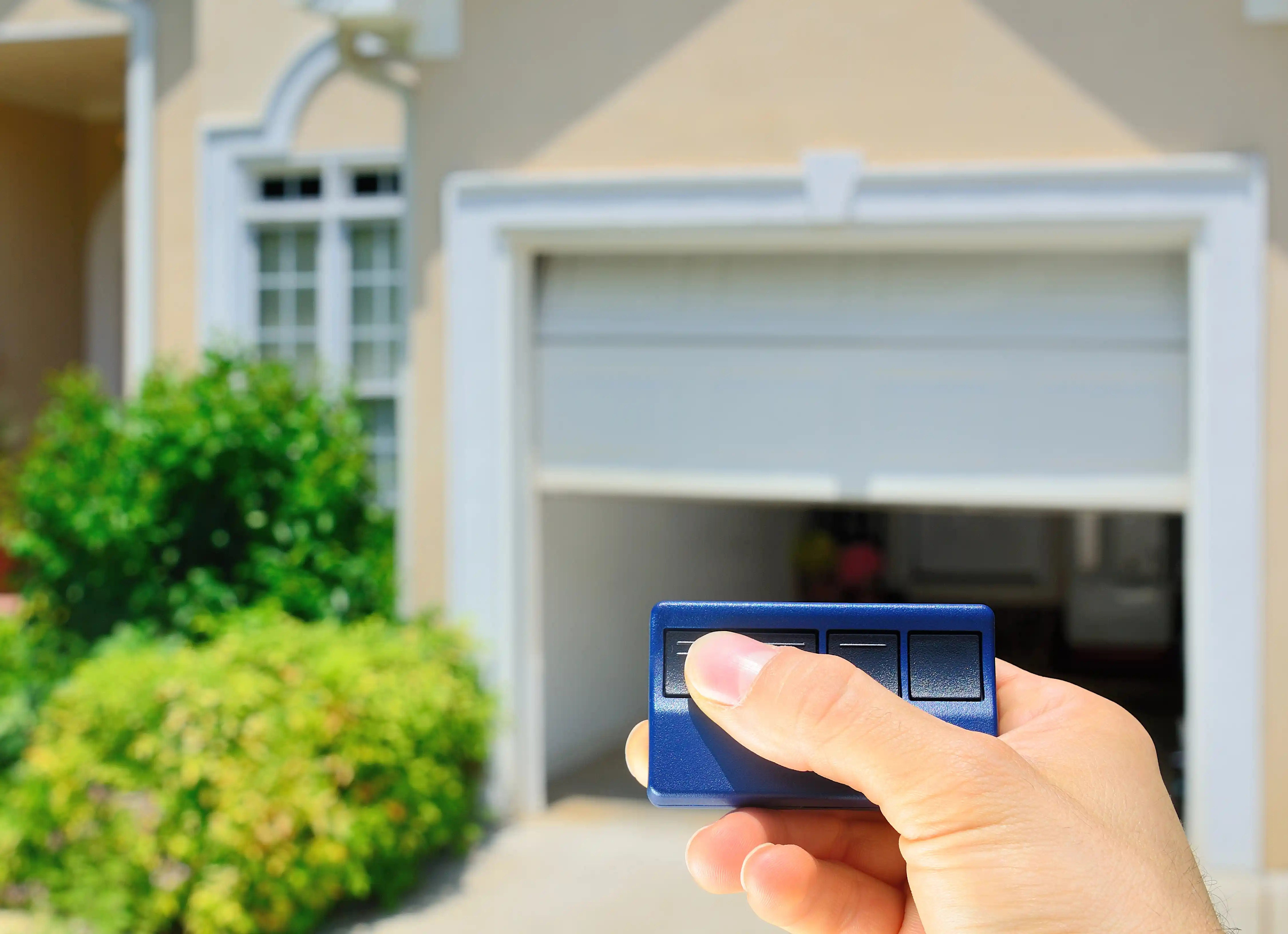 New garage door installation on a home in Salt Lake City